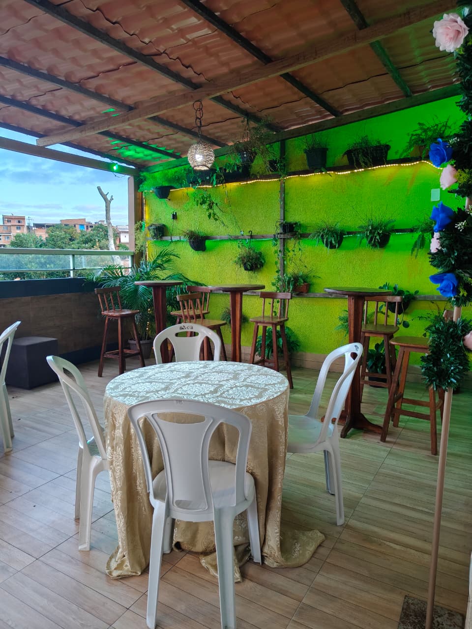 Área gourmet do espaço de eventos Palacy em Salvador - BA